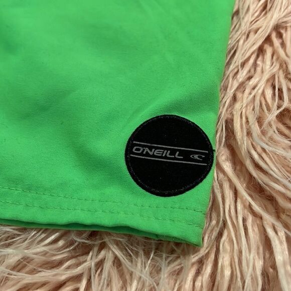 O’Neill Neon Green Swim Shorts - Picture 4 of 4